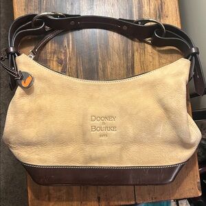 Dooney & Bourke Suede Leather Hobo Purse